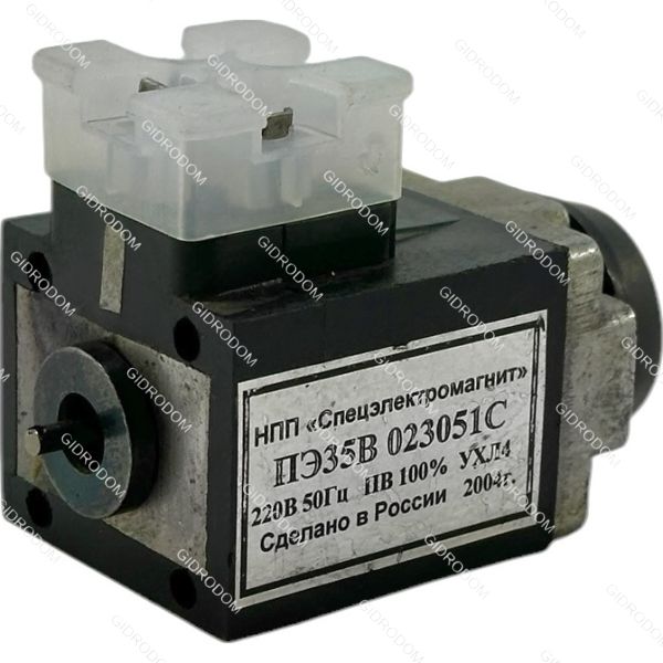Электромагнит ПЭ-35 (к гидрораспределителю Ду 6мм.)