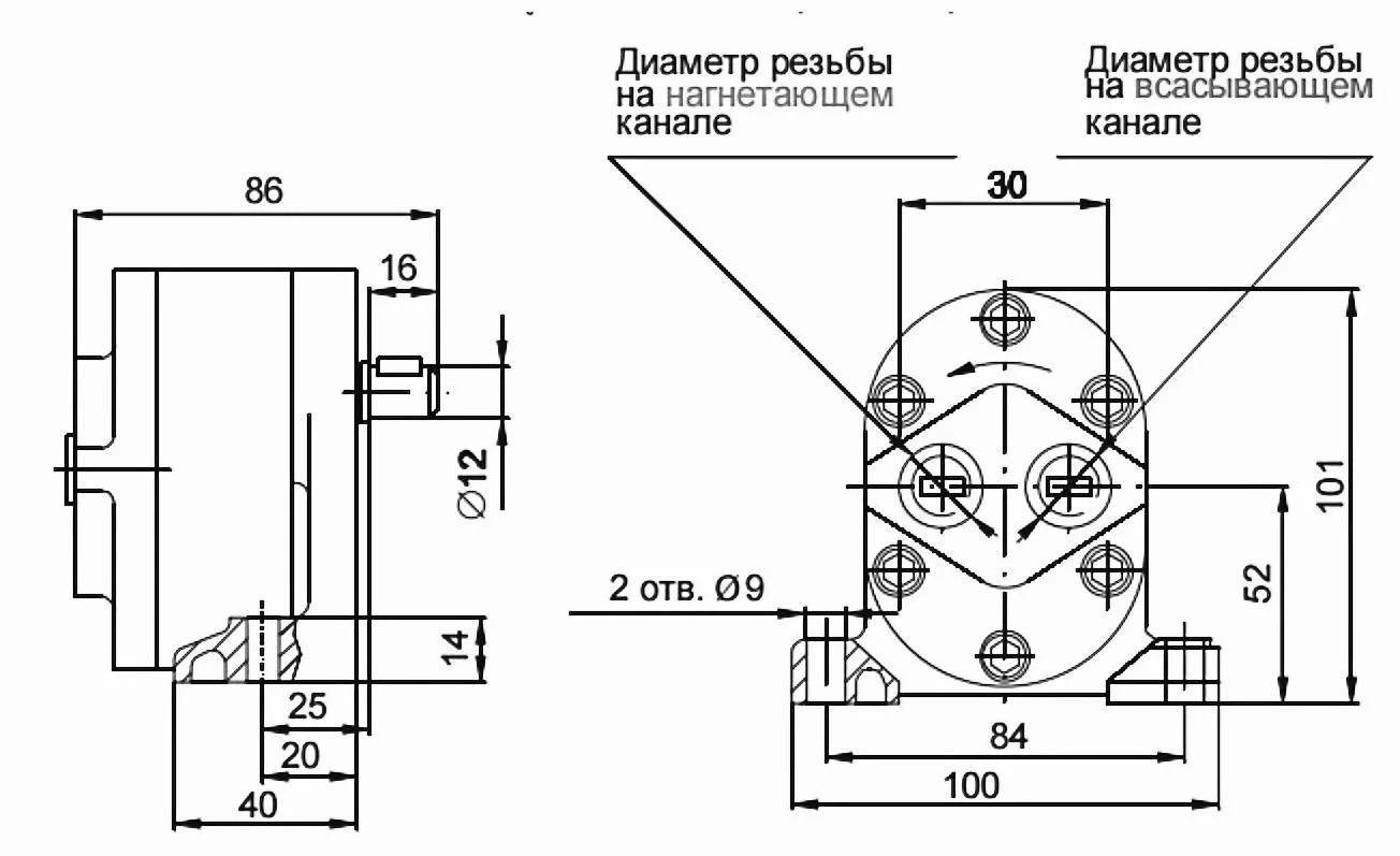 Title 1, шестеренчатый насос G11-11 (8л.)