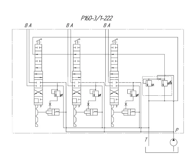 Title 1, Гидрораспределитель Р160-3/1-222