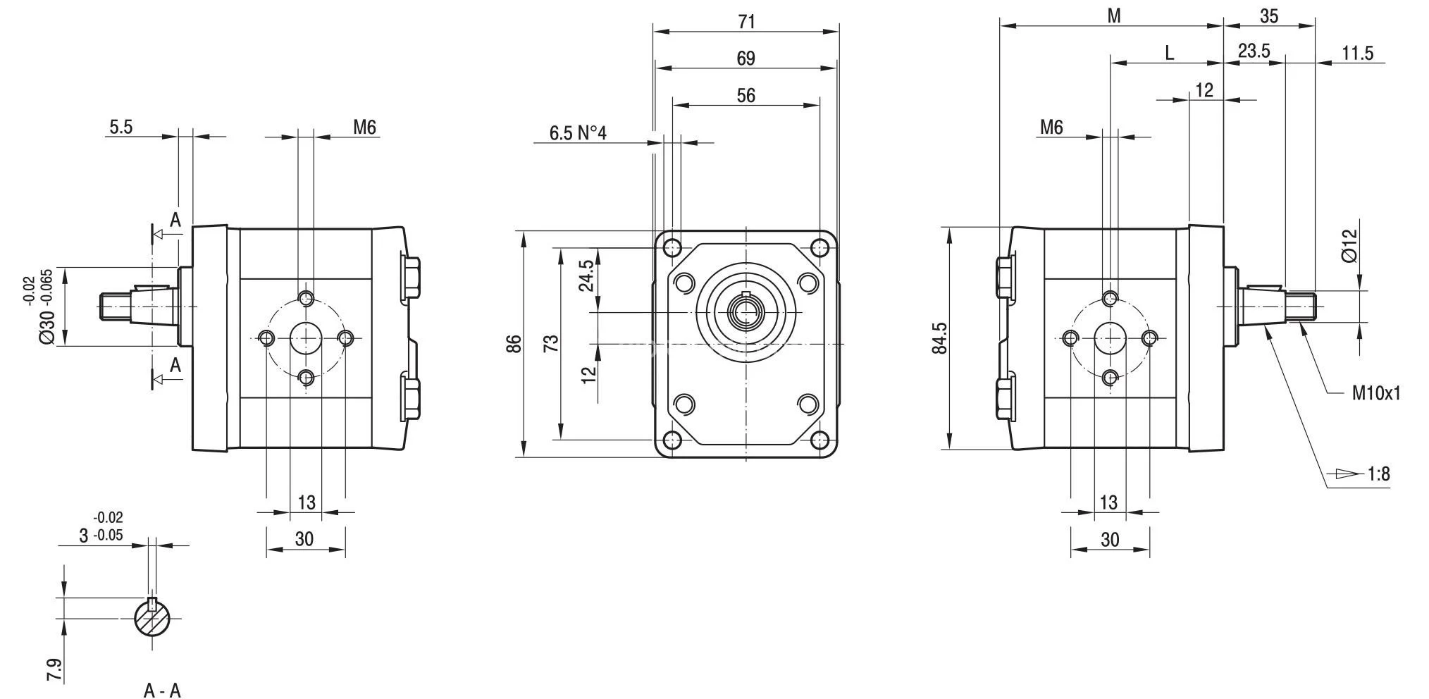 Title 1, насос шестеренный GHP-1-S-3