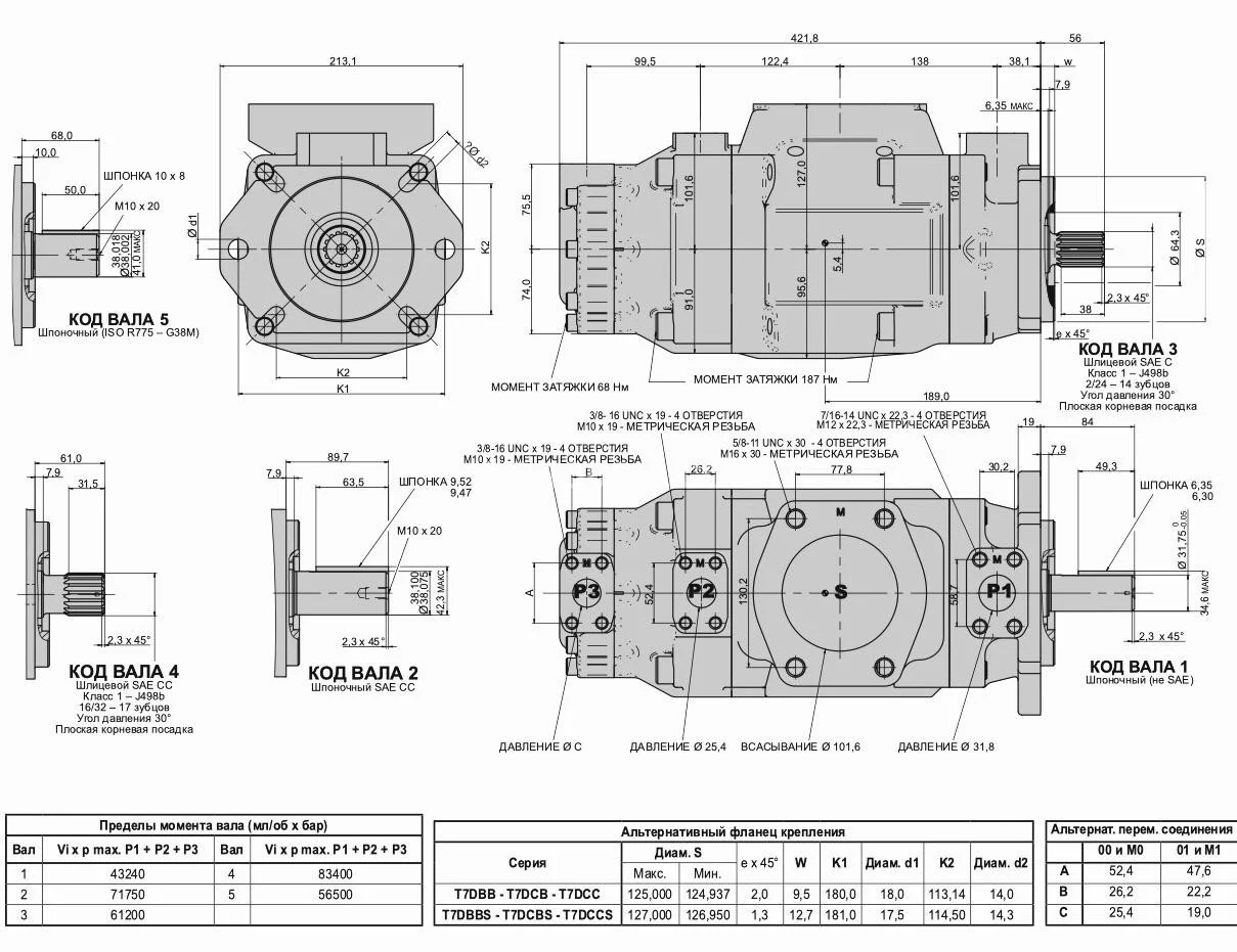 Title 1, пластинчатый насос T6 DCB 38 B22-3R-01-B1