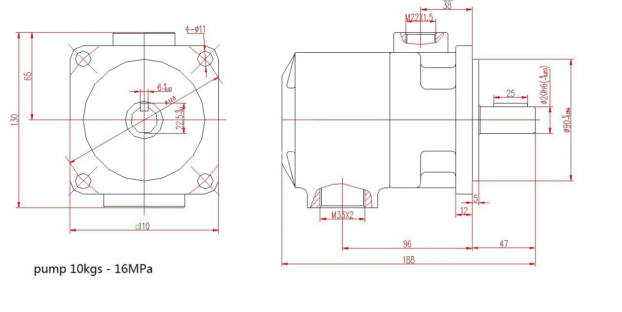 Title 1, пластинчатый насос НПл 8/16 (NPLG 6,3)