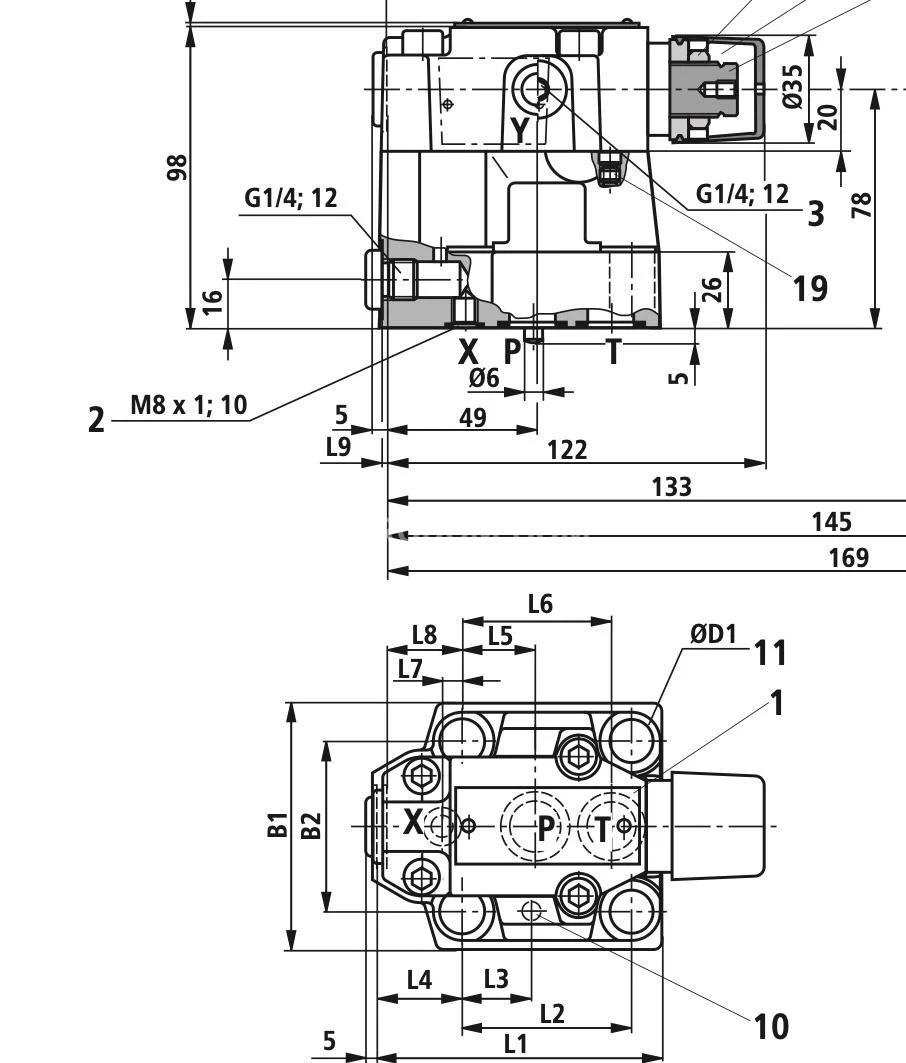 Title 1, Гидроклапан редукционный DR 20-5-52/315Y