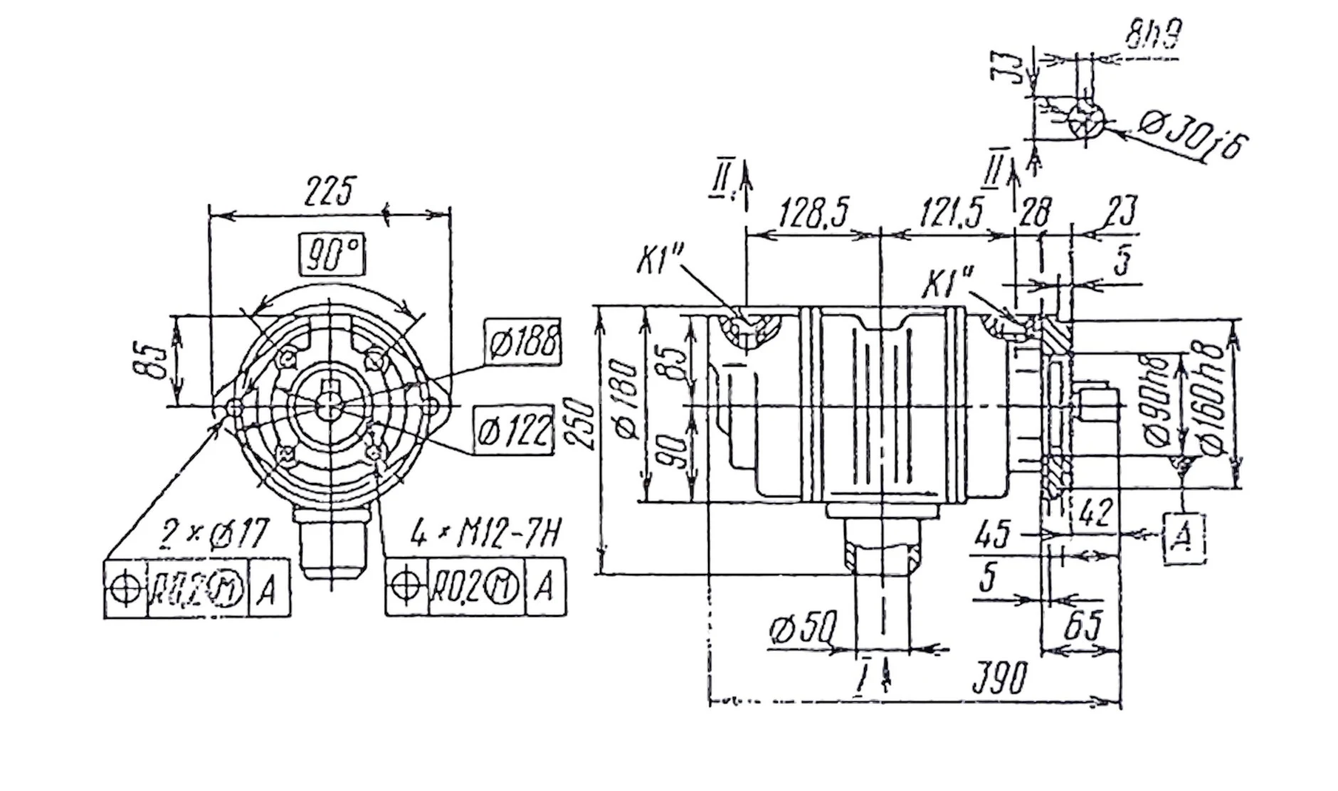 Title 1, пластинчатый насос 50Г 12-25АМ (53,8/110,4л.)