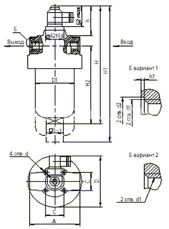 Title 1, фильтр напорный 4ФГМ 32-40К