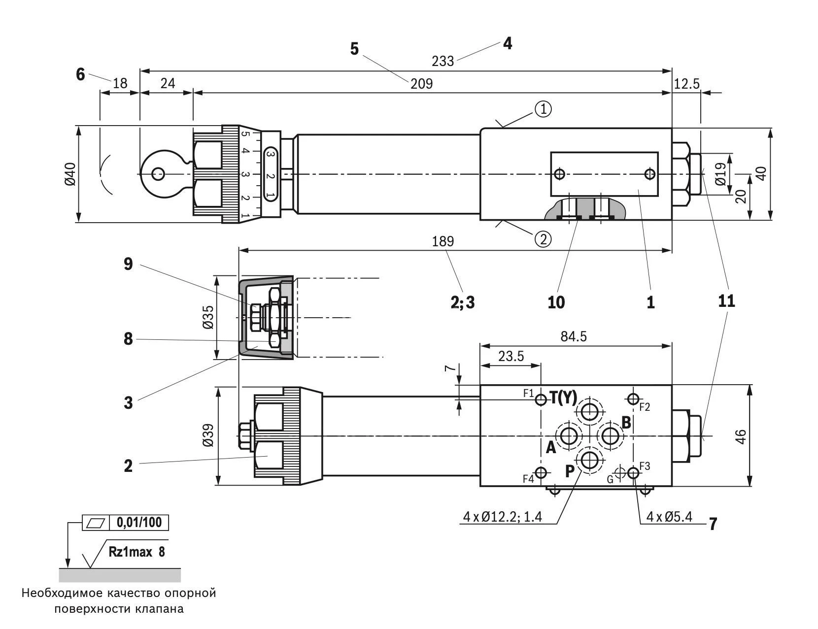 Title 1, Гидроклапан редукционный ZDR6-DP2-43/315YM S04