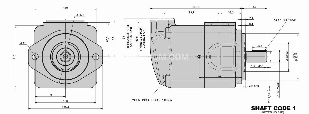 Title 1, Гидромотор лопастной DENISON T2SCI-W14-1L01 A1