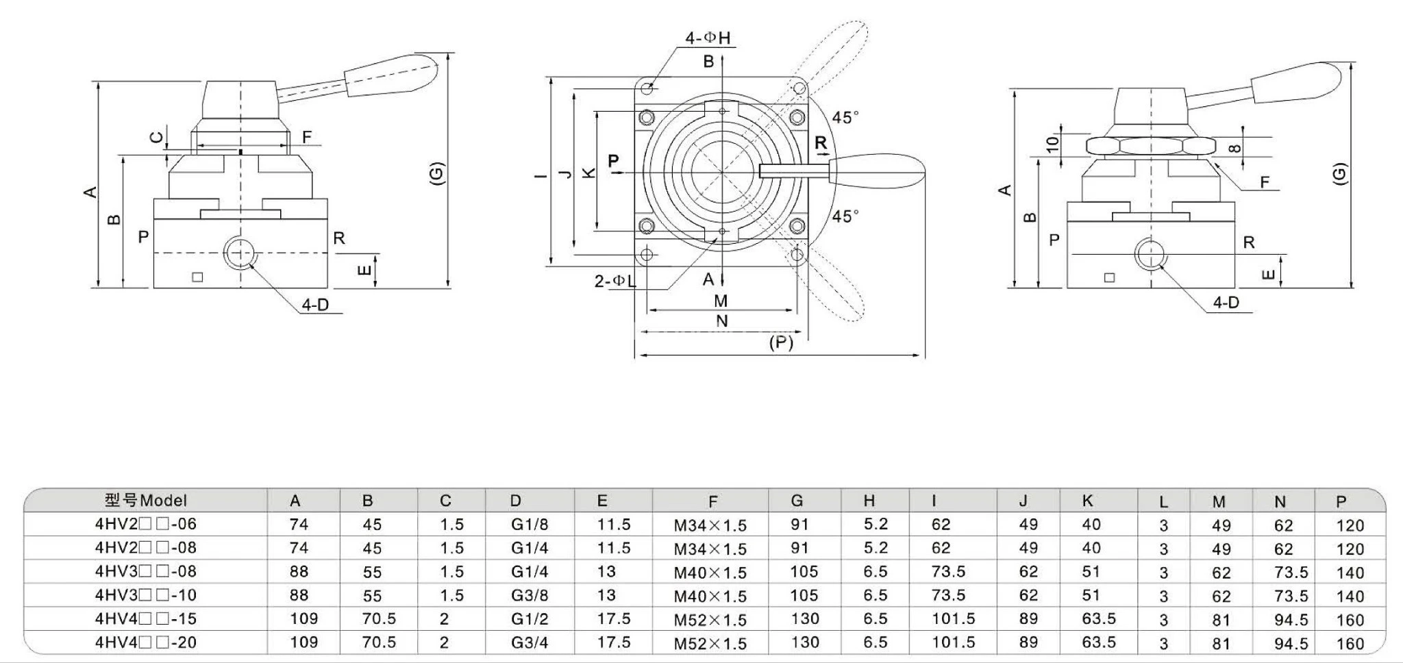 Title 1, Пневмораспределитель крановый 4HV310-C10 (side...
