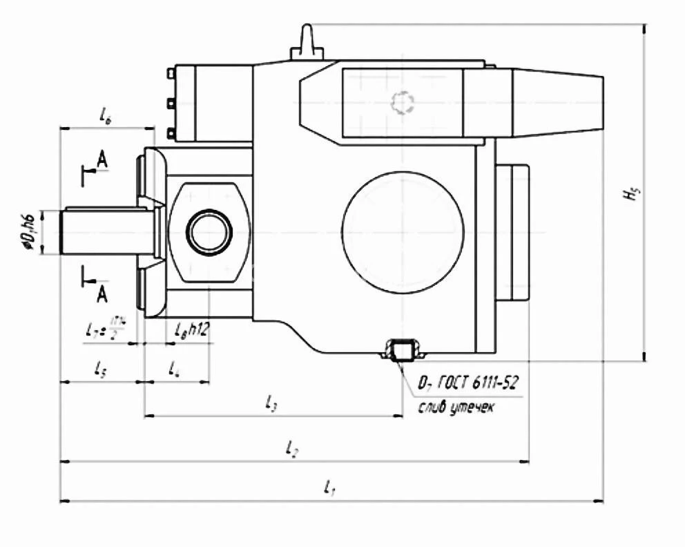 Title 1, Насос аксиально-поршневой регулируемый РНА 1Д 9...