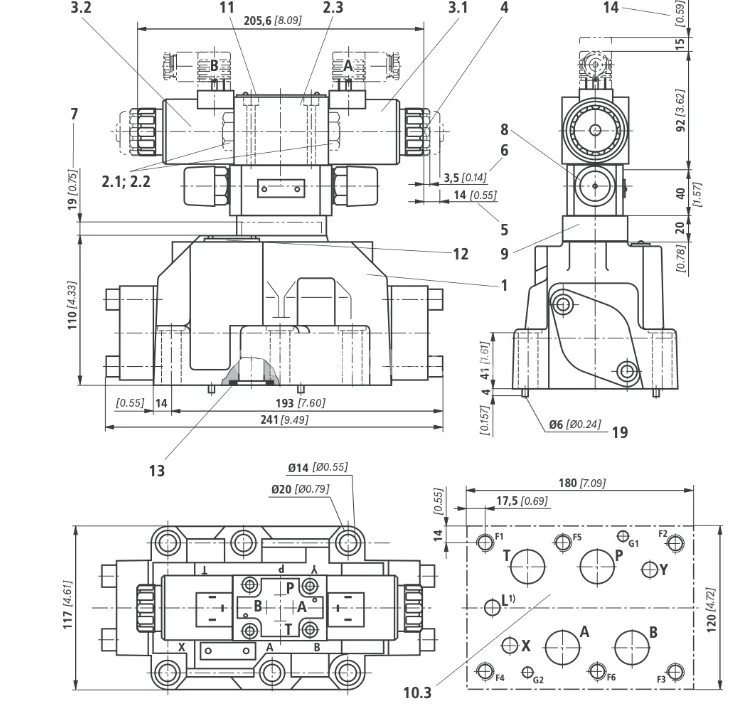 Title 2, Гидрораспределитель 4WEH 22 U10B76/6 EG24K4QMOG24