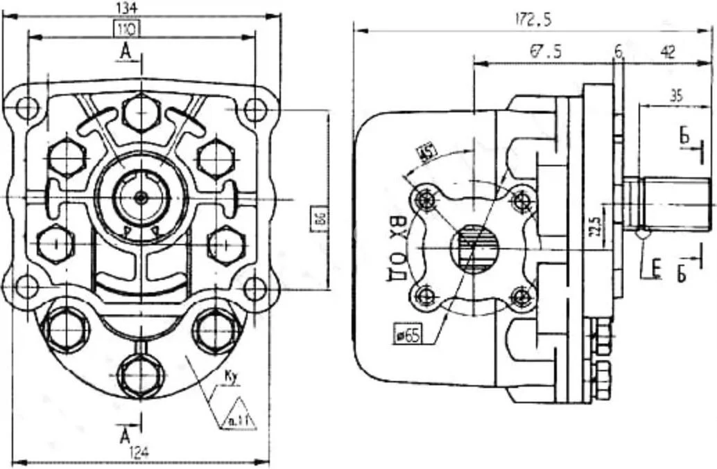 Title 1, насос шестеренный НШ 32А-3