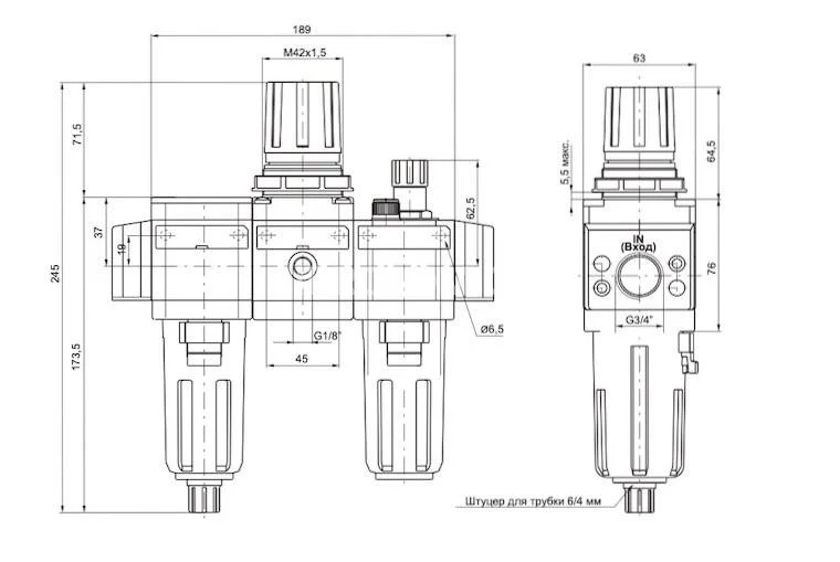 Title 2, Пневмоблок 17307E.C.D