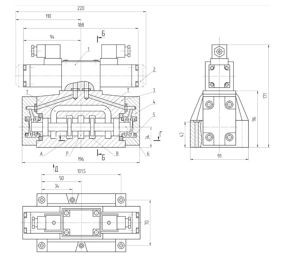 Title 2, Гидрораспределитель РПГ 16/3 СЕ64