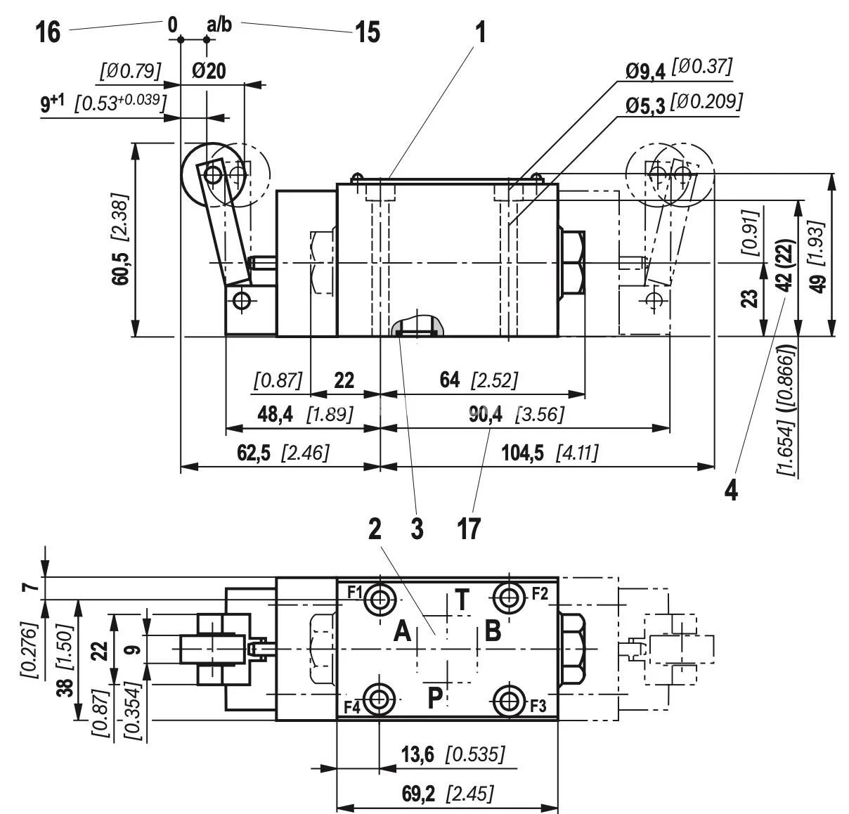 Title 2, Гидрораспределитель 5-4WMR-C10D32