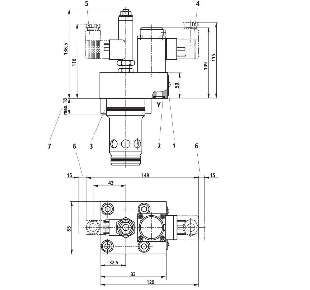 Title 1, Гидроклапан FE 25-C21/315LK4 M AO13