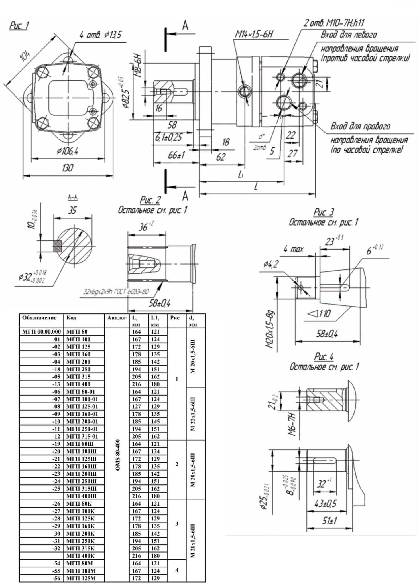 Title 1, гидромотор героторный МГП-315