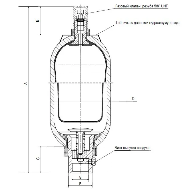 Title 1, Пневмогидроаккумулятор АПГ-Б 40/32